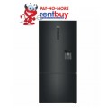 Haier Refrigerator Freezer, 70cm, 450L, Water, Bottom Freezer HRF450BHC2- Black Finish