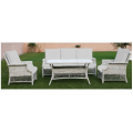 PORTLAND OUTDOOR 4PC MID HEIGHT DINING SET-GREY